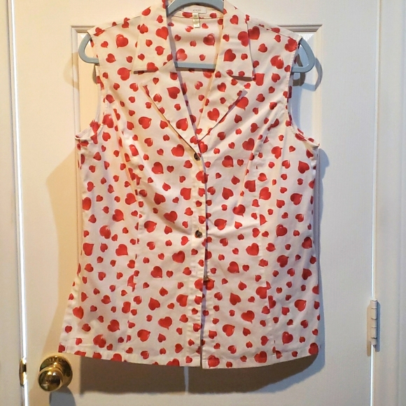 Escada sleeveless button down - Picture 1 of 3